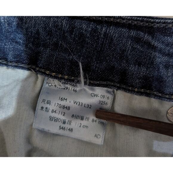 Levi's signature womens Jeans Modern boot cut Sz16 MeasW35" Rise 10" Hips 42"GUC - Picture 7 of 8